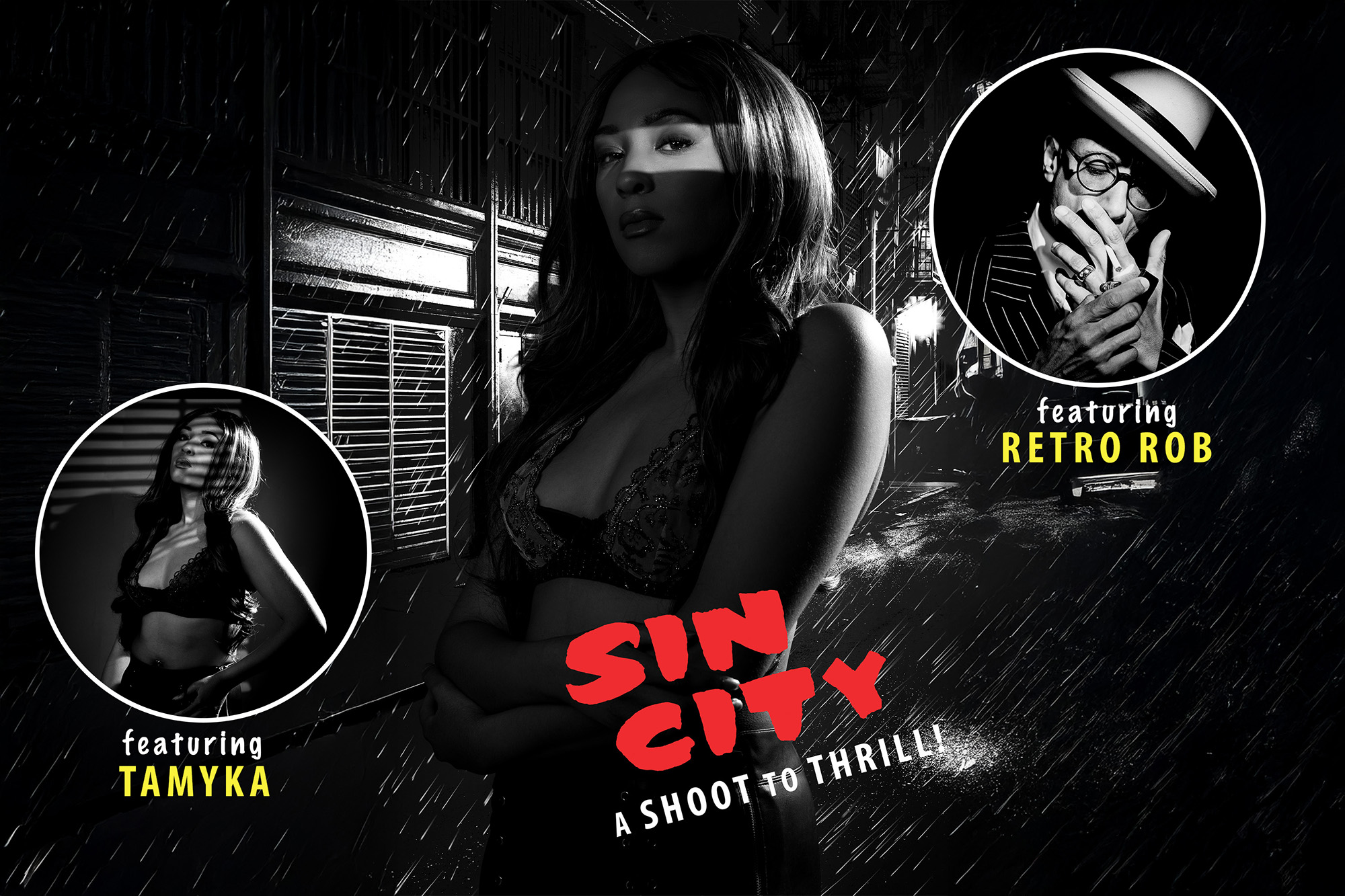 featuring models poster sin city small